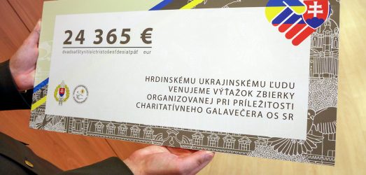 Vojaci vyzbierali v rámci humanitárnej zbierky 24 365 eur na pomoc Ukrajine
